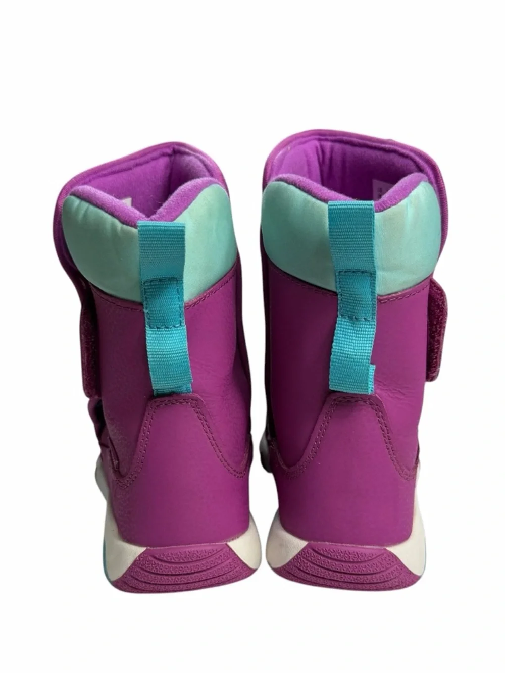 MERRELL Free Roam Puffer Girls Winter Boots in Berry Turquoise Sz 3 M Waterproof